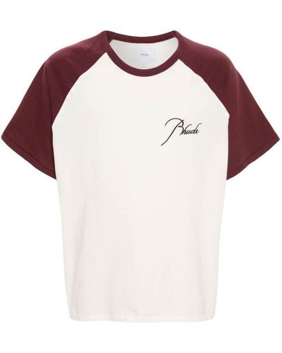 Rhude T-shirts - Pink
