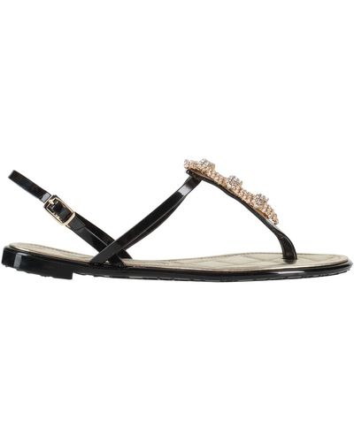 Loriblu Thong Sandal - Black