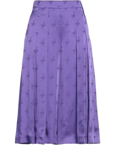 Boutique Moschino Cropped Trousers - Purple