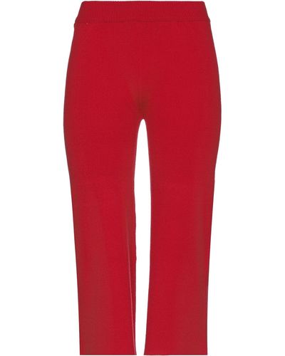 Ryan Roche Cropped Pants - Red