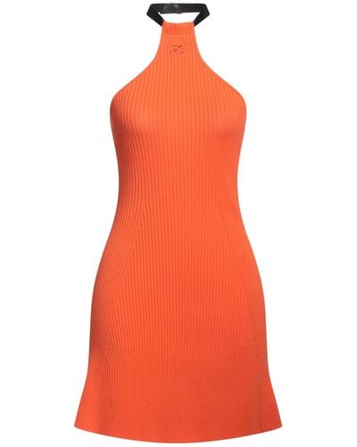 Courreges Robe courte - Orange