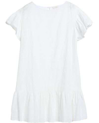 NUALY Kurzes Kleid - Weiß