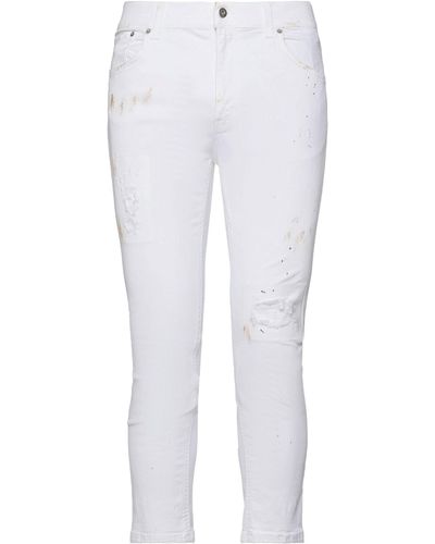 Dondup Cropped Jeans - Bianco