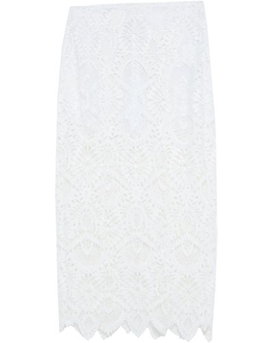 Dondup Midi Skirt - White