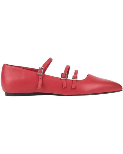 What For Ballet Flats - Red