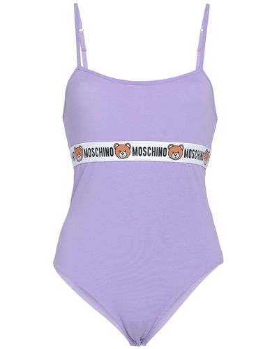 Moschino Lingerie Bodysuit - Purple