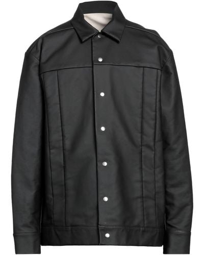 Rick Owens Jacket Cotton - Black