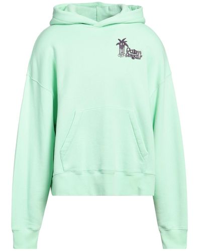 Palm Angels Light Sweatshirt Cotton, Elastane - Green