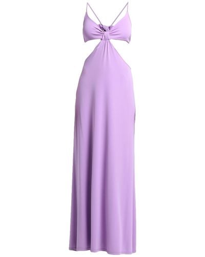Gina Gorgeous Light Maxi Dress Polyester, Elastane - Purple