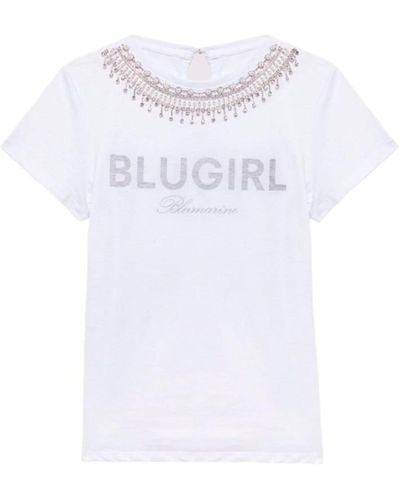 Blugirl Blumarine T-shirts - Weiß
