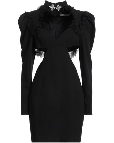 Alessandra Rich Mini Dress - Black