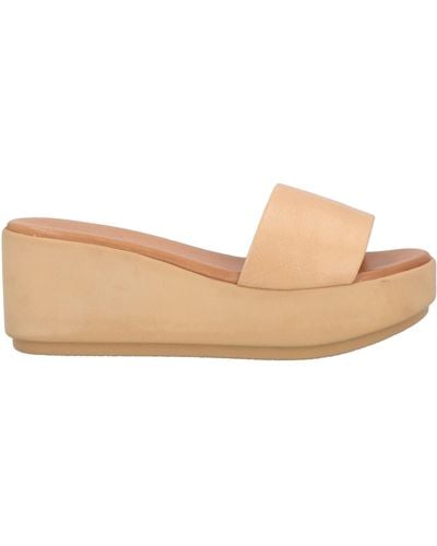 Inuovo Sand Sandals Leather - Natural