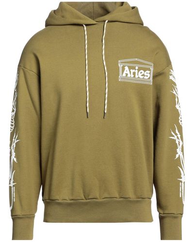 Aries Military Sweatshirt Cotton - Green