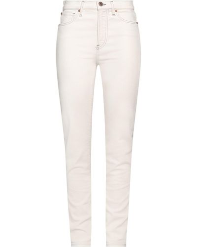 3x1 Ivory Trousers Cotton, Elastane - White
