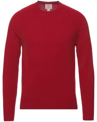 Brooks Brothers Red Fleece Sweater - Red