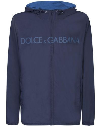 Dolce & Gabbana Jacke & Anorak - Blau
