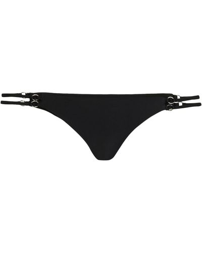 Mikoh Swimwear Slip Bikini & Slip Mare - Nero