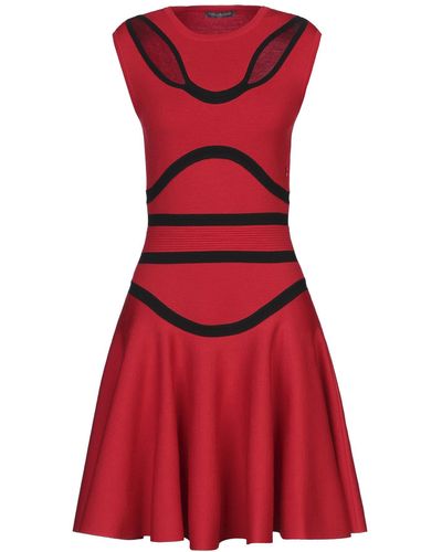 Alexander McQueen Short Dress - Red