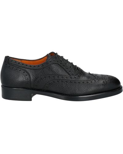 Wexford Lace-Up Shoes Leather - Black