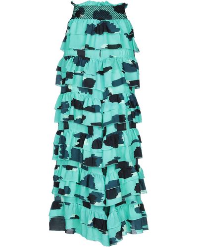 Just Cavalli Long Skirt - Green