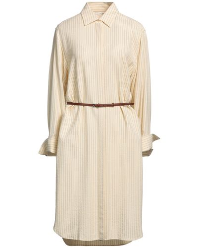 The Row Midi Dress - Natural