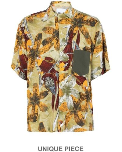MYAR Vintage Hawaiian Shirt - Metallic