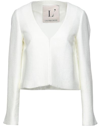 L'Autre Chose Blazer - White