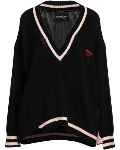Ottod'Ame Sweater - Black