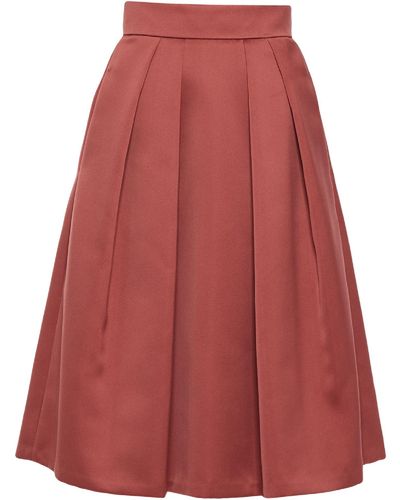 Giorgio Armani Midi Skirt - Red