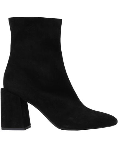 Furla Block Ankle Boot T.80 Ankle Boots Ovine Leather - Black