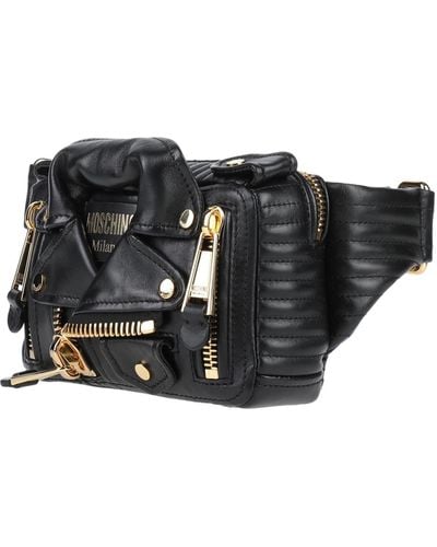 Moschino Belt Bag Soft Leather - Black