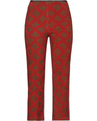 Siyu Cropped Pants - Red
