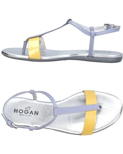 Hogan Thong Sandal - Yellow