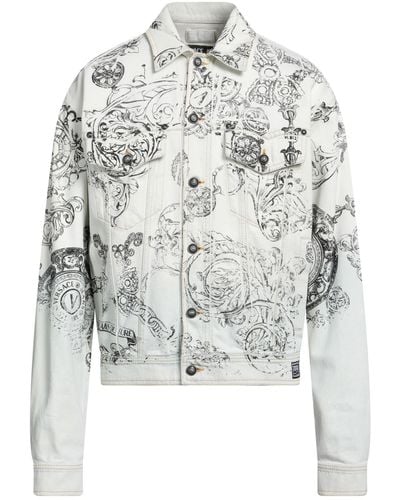 Versace Jeans Couture Denim Outerwear - White