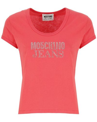 Moschino Jeans T-shirts - Rot