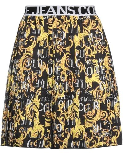 Versace Mini Skirt Polyester - Yellow