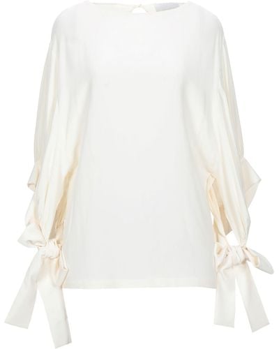 Erika Cavallini Semi Couture Bluse - Weiß