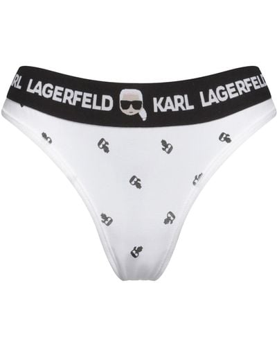 Karl Lagerfeld Thong - White