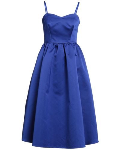 P.A.R.O.S.H. Midi Dress - Blue