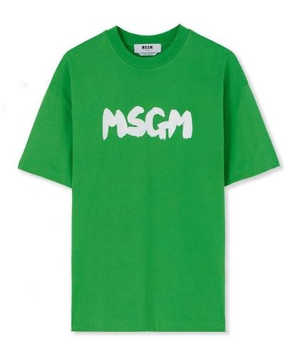 MSGM T-shirts - Grün