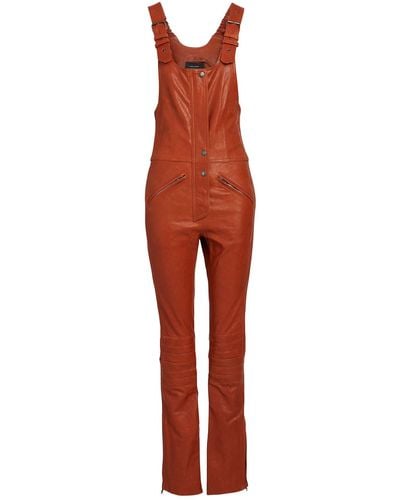 Leather Jumpsuits and rompers for Women