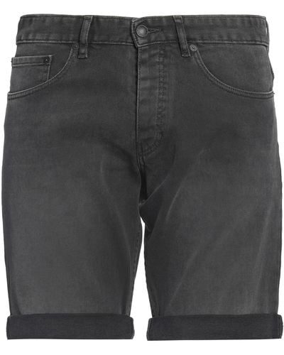 Zadig & Voltaire Steel Denim Shorts Cotton, Elastane - Gray