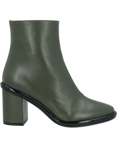 Roberto Festa Military Ankle Boots Leather - Green