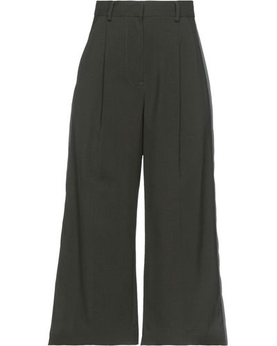 Sacai Cropped Trousers - Green