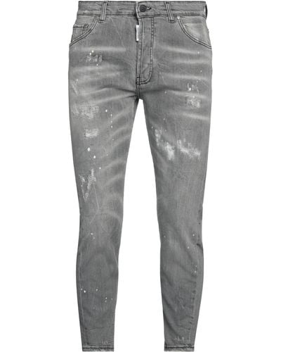Takeshy Kurosawa Cropped Jeans - Grigio
