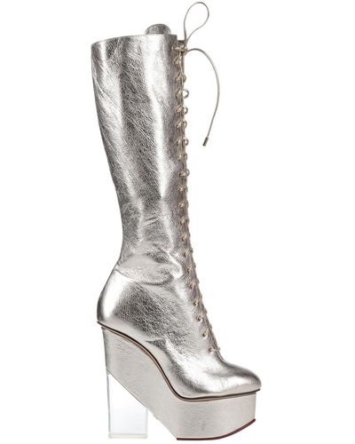 Charlotte Olympia Boot - White