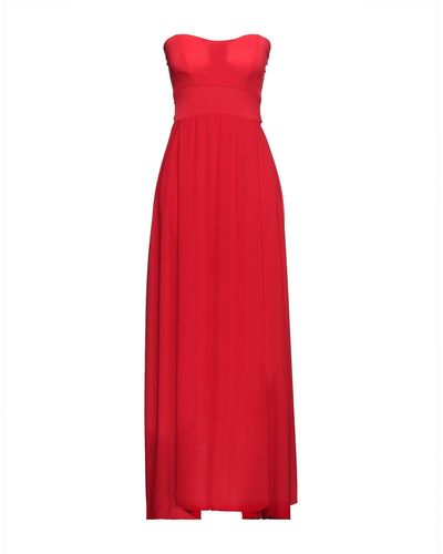 Ash Long Dress - Red
