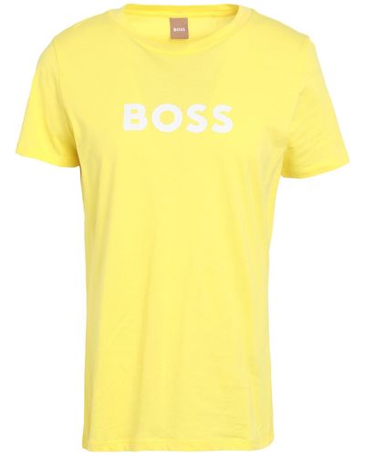 BOSS T-shirt - Yellow
