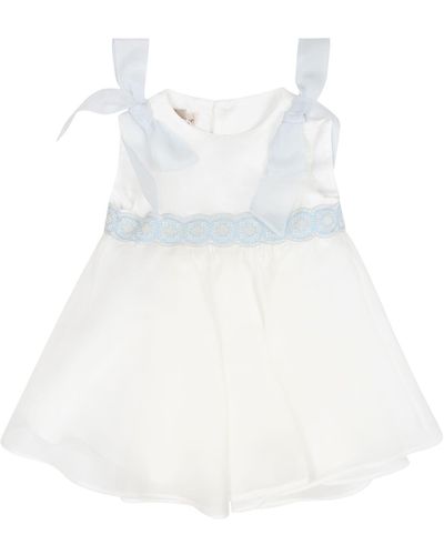 La Stupenderia Kinderkleid - Weiß