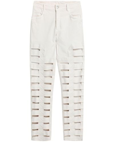 Rick Owens Pantaloni Jeans - Bianco